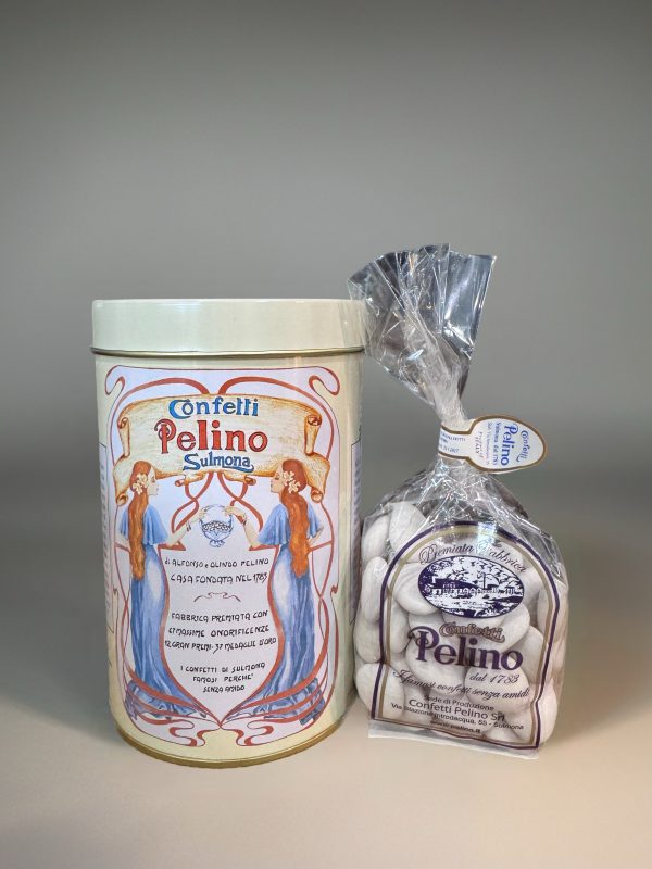 Pelino Confetti with Sulmona tin